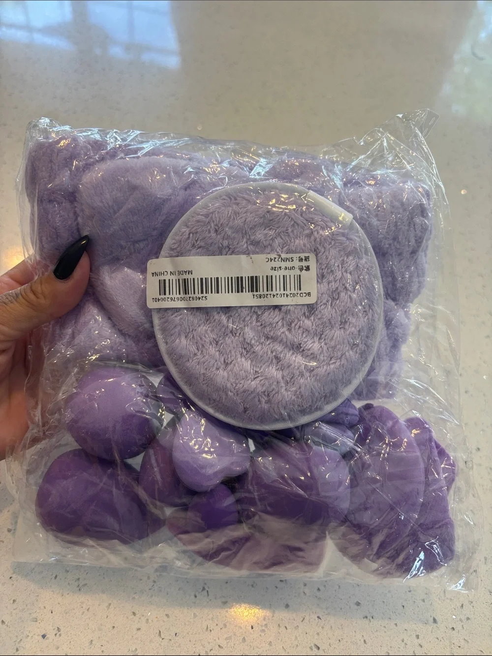 Plush Purple Party Favor Set - Soft Decorative Accents
